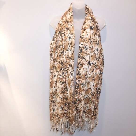 3/$20 TANGREN 100% Pashmina Scarf Python Snake Print Fringed Wrap Shawl - Picture 5 of 12